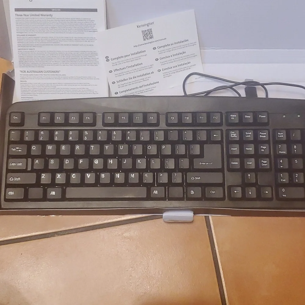 USB Wired Black Keyboard